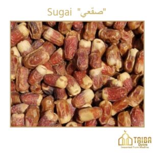 Sugai dates Saudi Arabian date variety Two-toned color and texture Golden base Delicious and nutritious Soft and chewy texture Sweet flavor Grown in Pakistan and Saudi Arabia Imported from Madina Shareef Premium quality Gift of nature Lusciousness Arabian Peninsula Crunchiness and softness Wrinkled texture No flakes Islam significance Dates for all ages Affordable prices Color variation Medium brown to very light brown Detailed specifications Compare prices Merchant options Date fruit variety Saudi Arabian agriculture Middle Eastern delicacy Traditional treat Date palm cultivation Sweet indulgence Natural sweetness Dietary fiber Date-based snacks Date recipes Culinary versatility Date harvesting Premium cultivation Exotic fruit Ancient tradition Medjool alternative Gourmet dates Farm-fresh Date market Date trade Seasonal produce